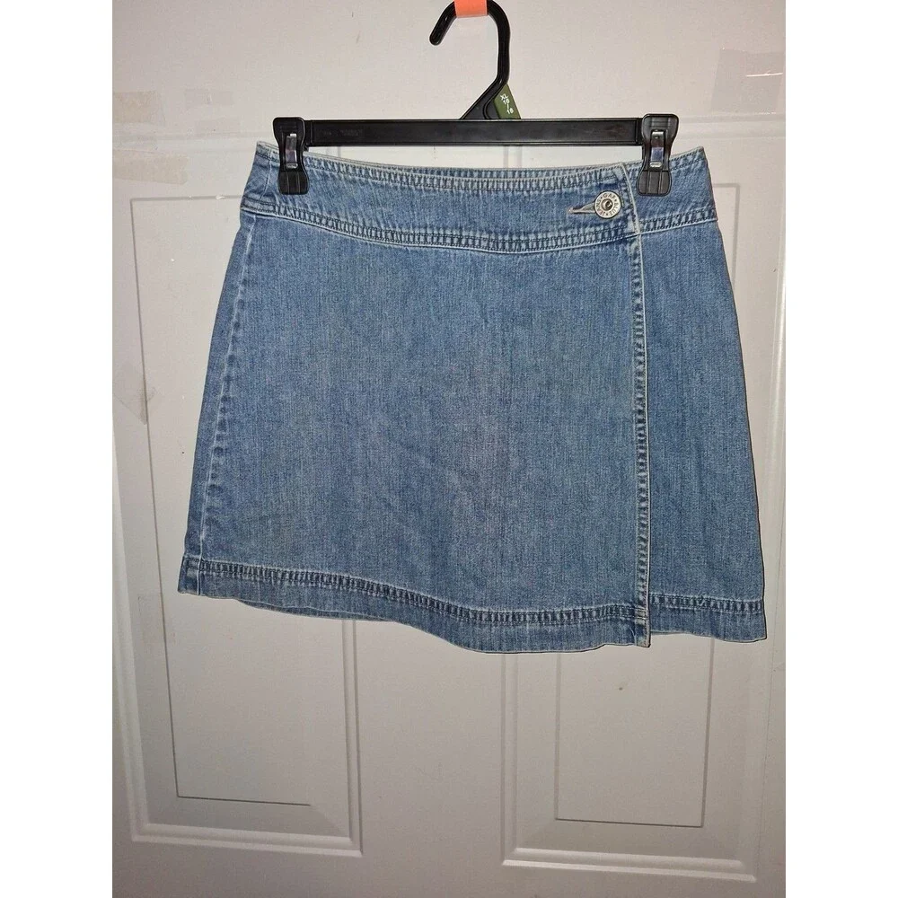 Gap Denim Basics Blue Jean Skirt Women's Size 4 100% Cotton Mini